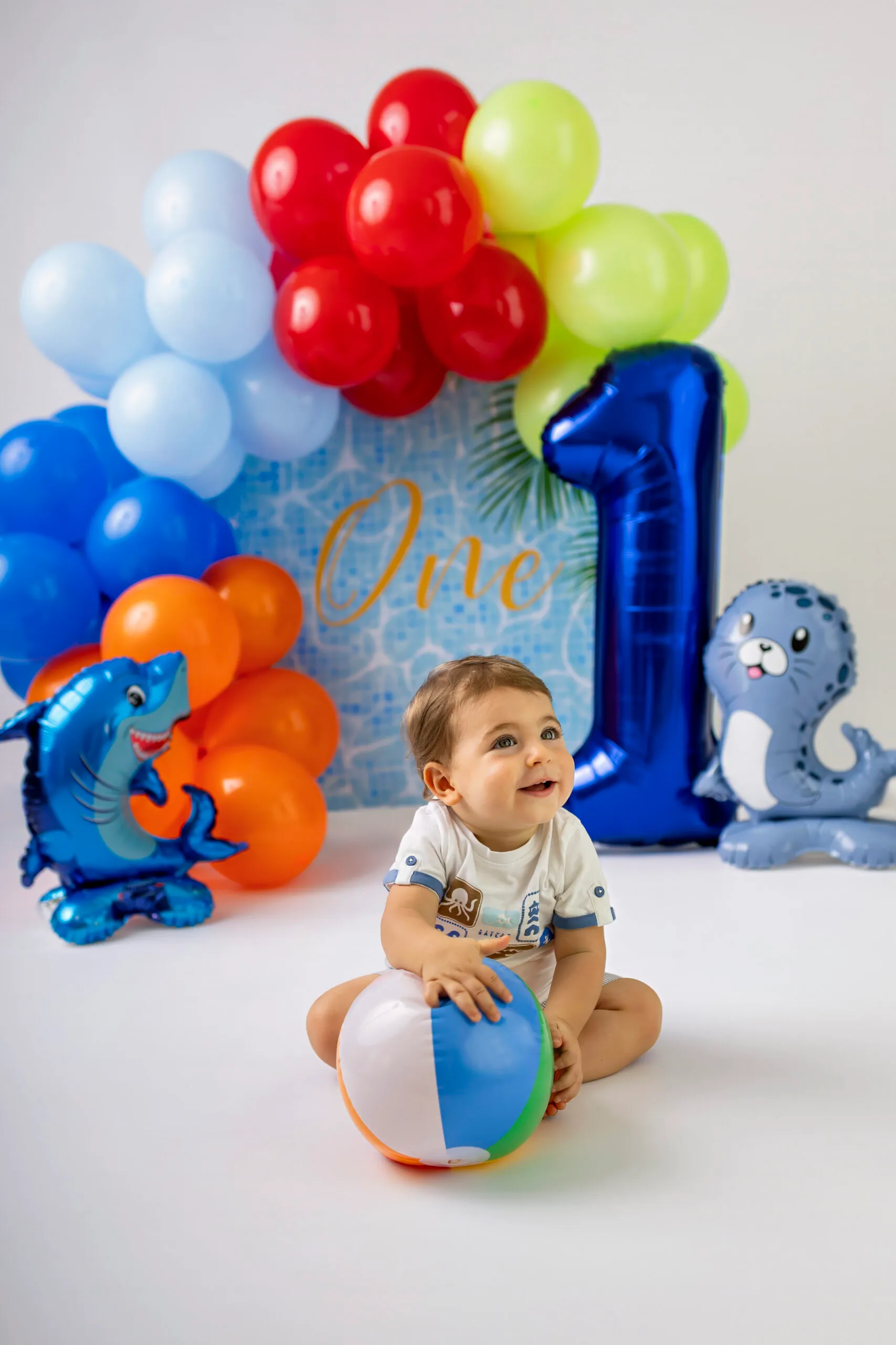 Servizio fotografico smash cake per il primo compleanno a Roma, Arianna De Rossi