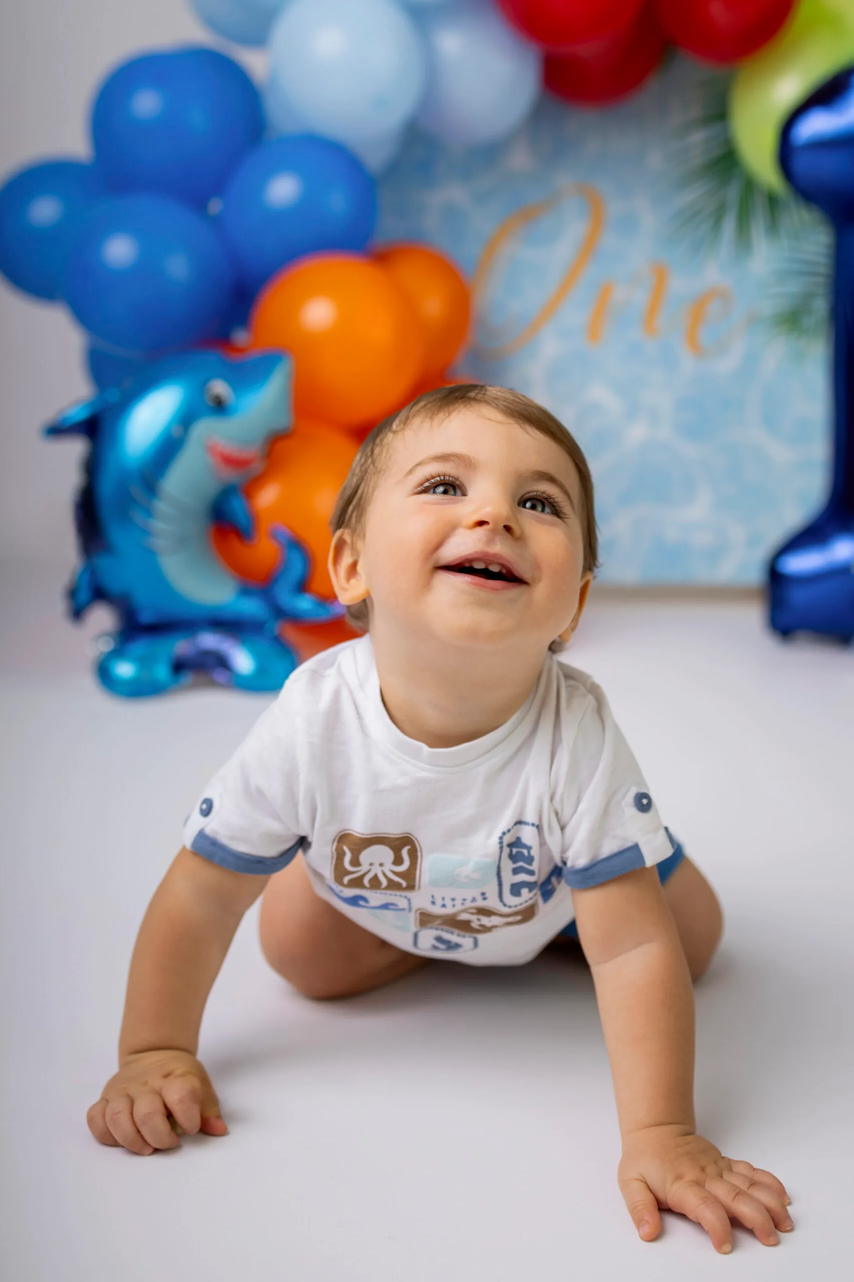 Servizio fotografico smash cake per il primo compleanno a Roma, Arianna De Rossi