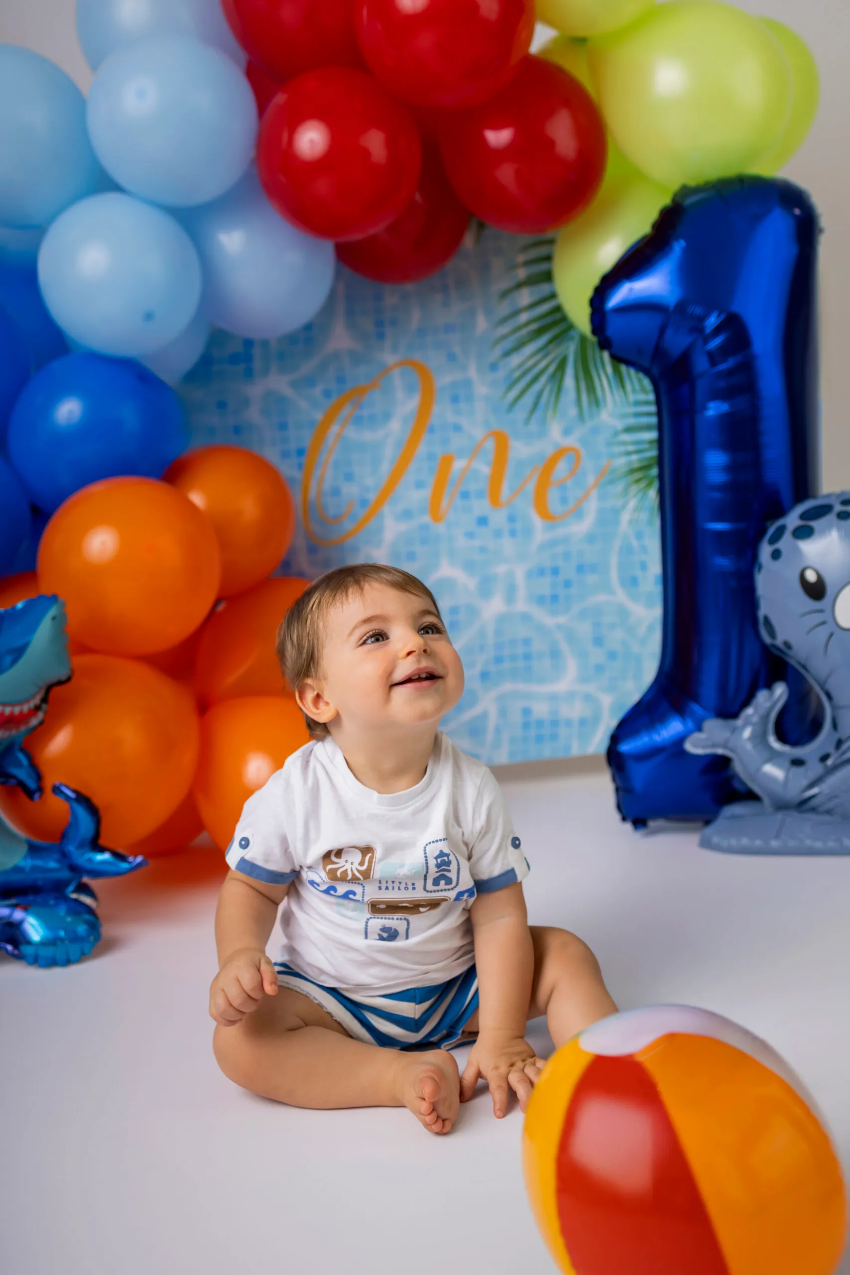 Servizio fotografico smash cake per il primo compleanno a Roma, Arianna De Rossi