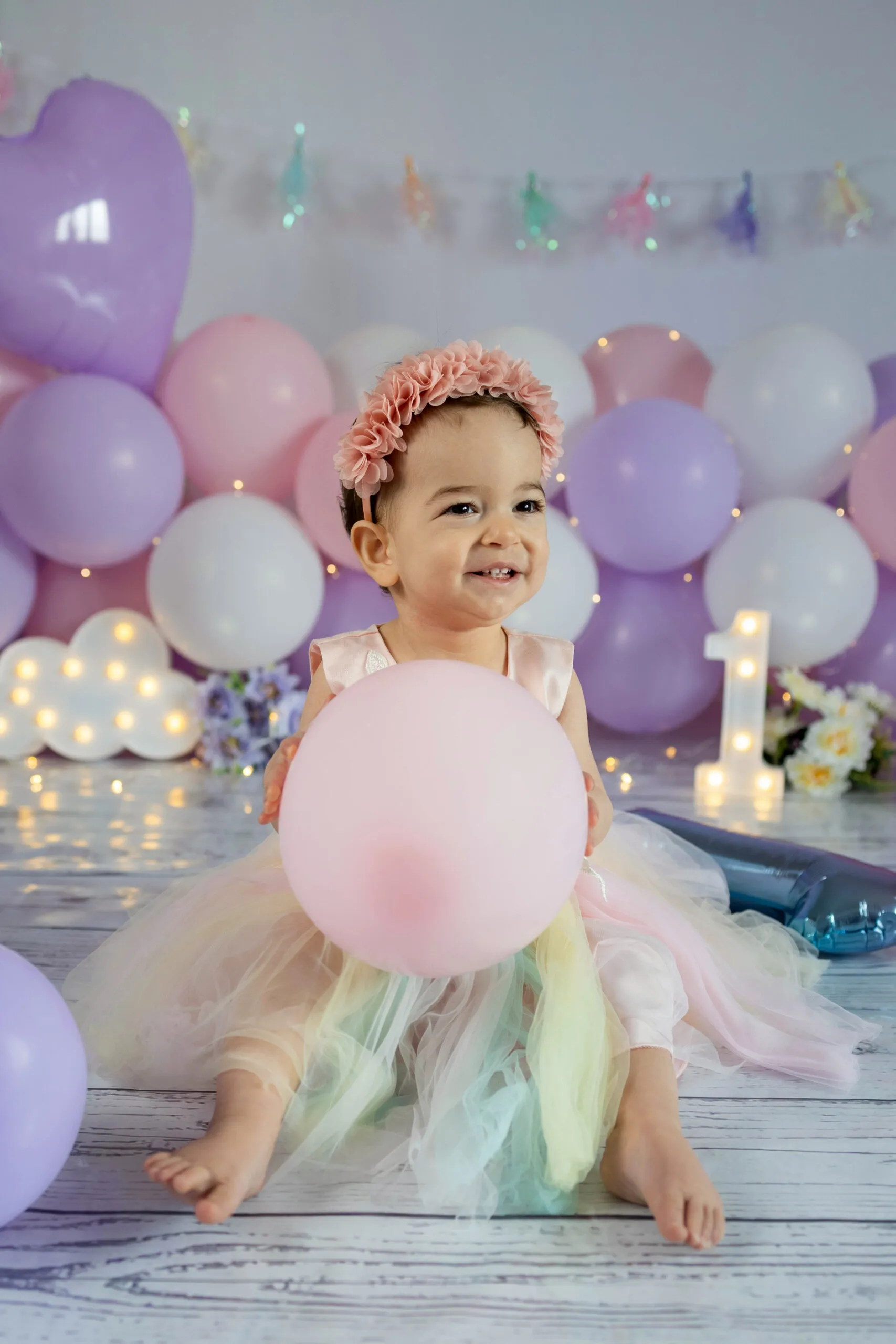 Servizio fotografico smash cake per il primo compleanno a Roma, Arianna De Rossi