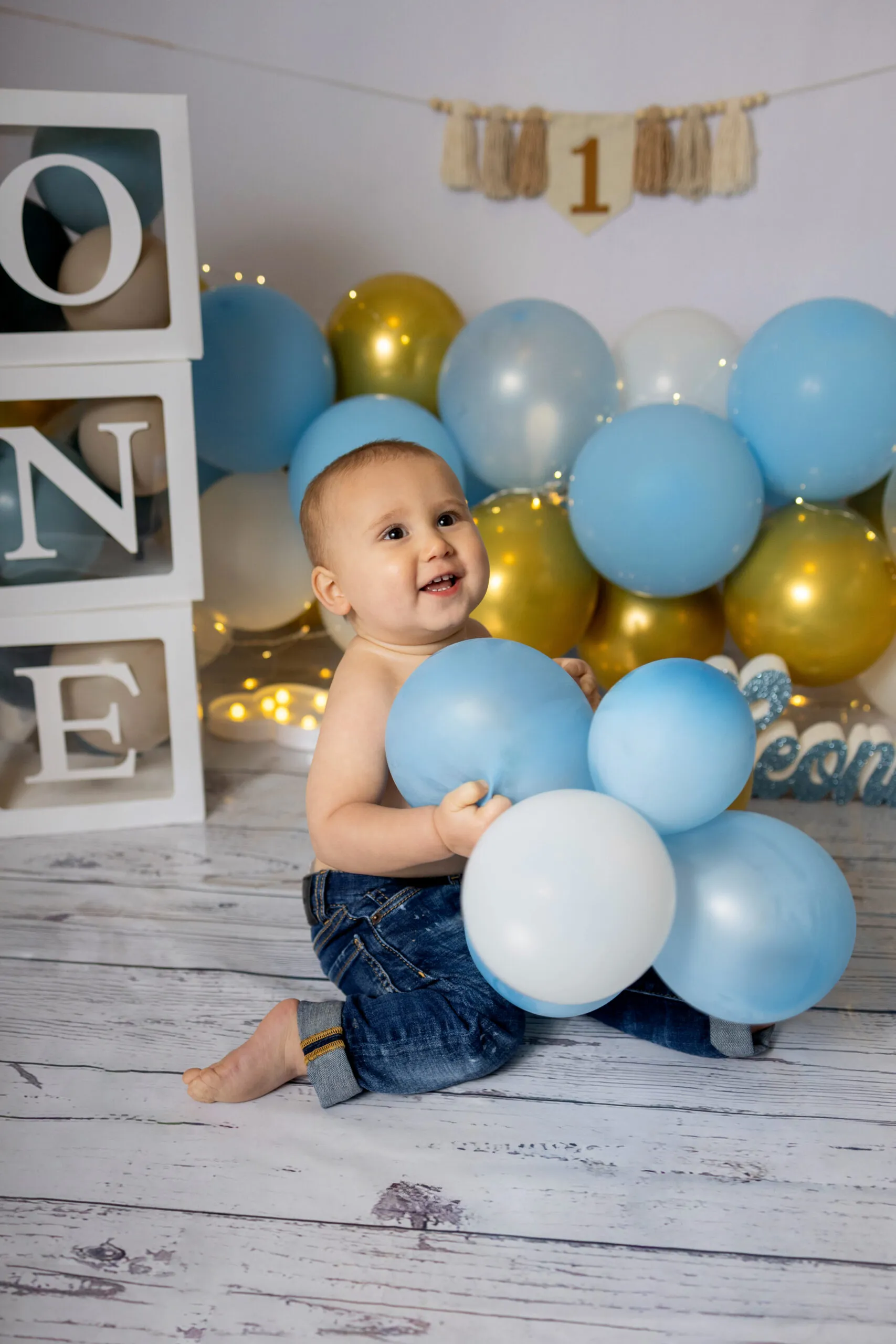 Servizio fotografico smash cake per il primo compleanno a Roma, Arianna De Rossi