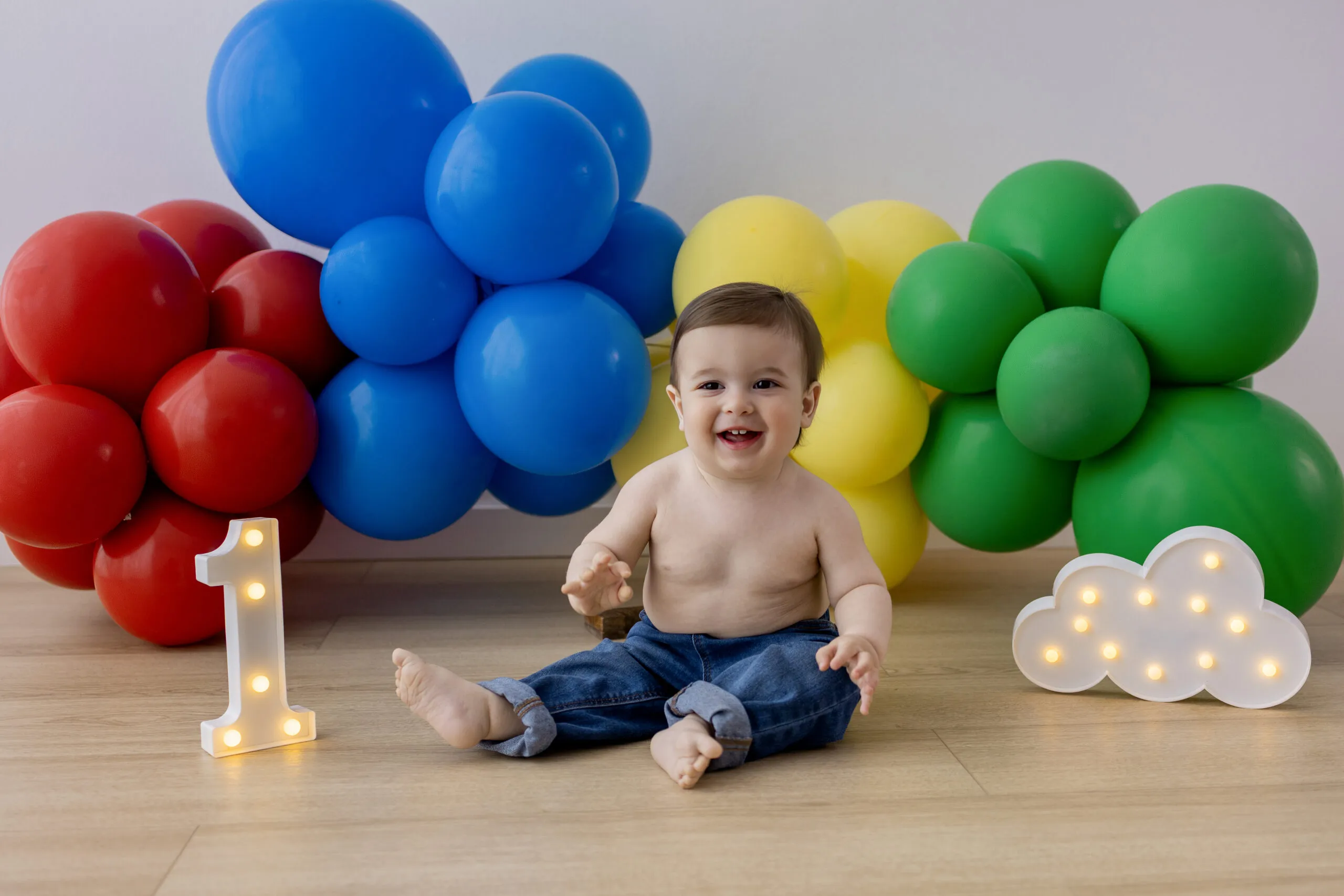 Servizio fotografico smash cake per il primo compleanno a Roma, Arianna De Rossi