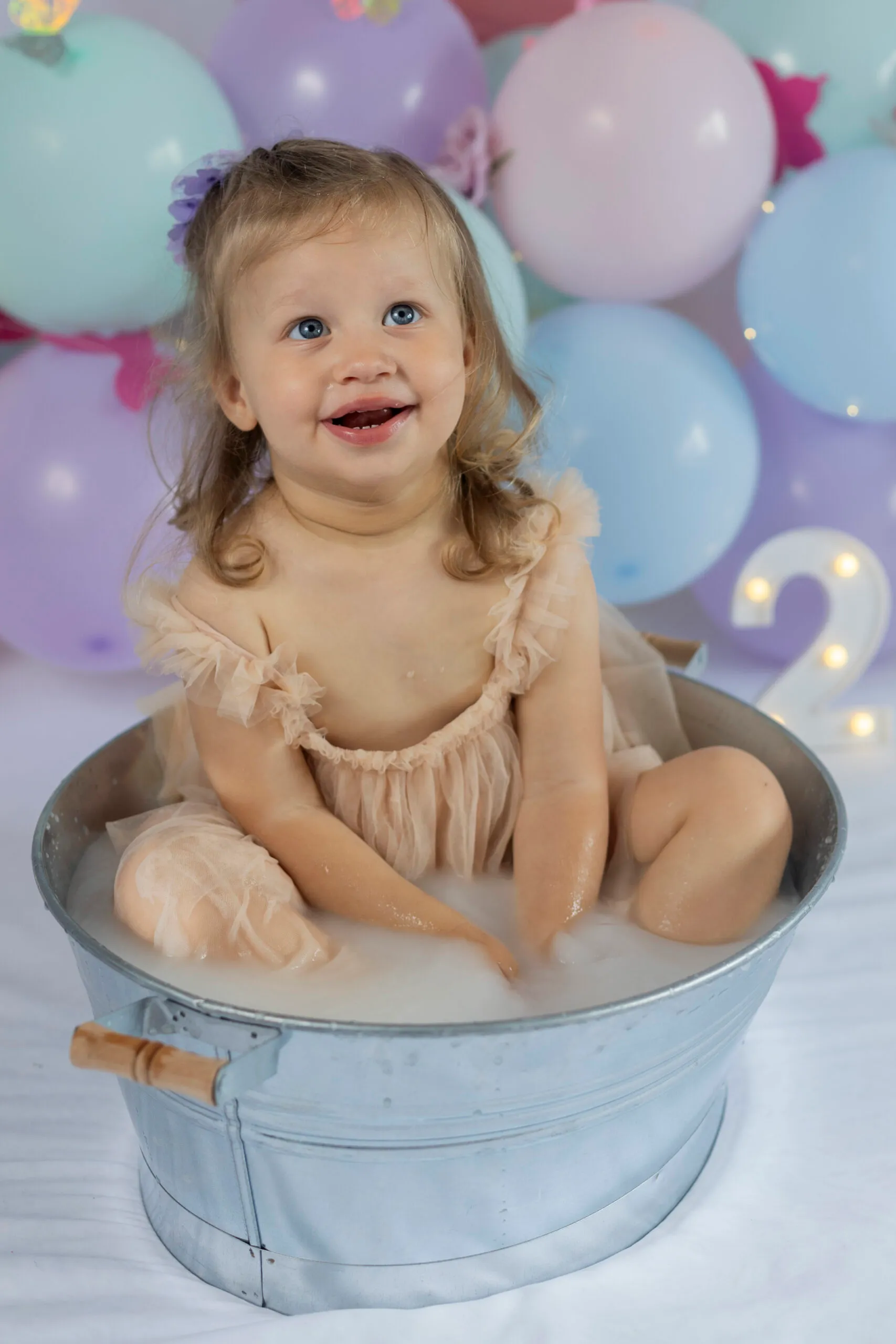 Servizio fotografico smash cake per il primo compleanno a Roma, Arianna De Rossi