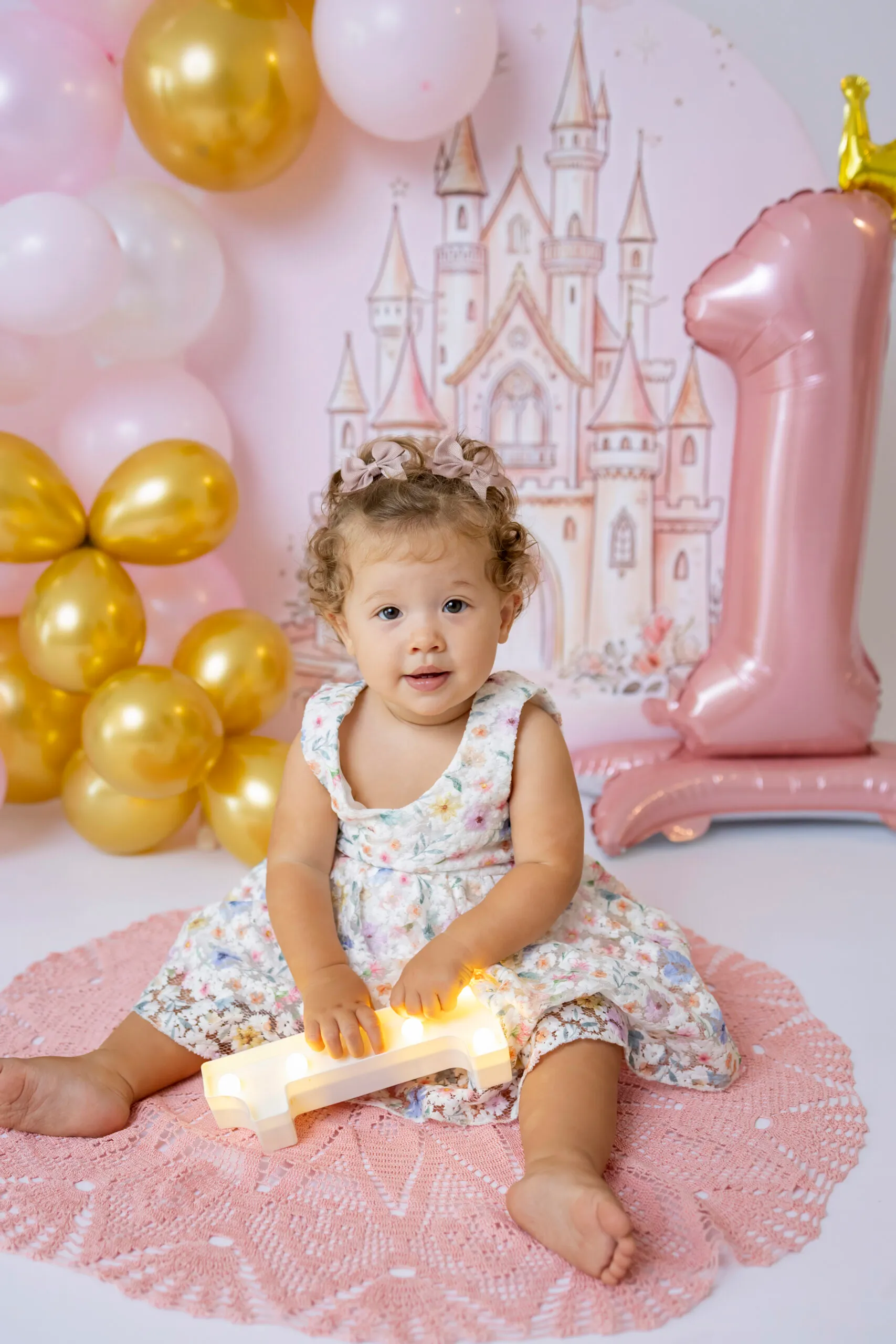 Servizio fotografico smash cake per il primo compleanno a Roma, Arianna De Rossi